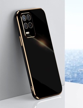 ГЛАМУРНЫЙ ЧЕХОЛ ДЛЯ REALME 8/8 PRO СИЛИКОН + СТЕКЛО