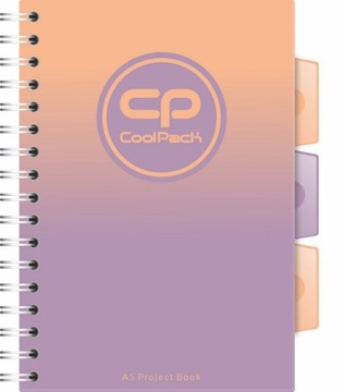 COOLPACK ZESZYT GRADIENT KOŁOZESZYT A5 BERRY