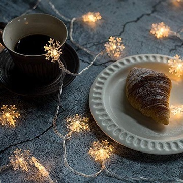 СВЕТИЛЬНИКИ РОЖДЕСТВЕНСКИЕ ГИРЛЯНДЫ СНЕЖИНКИ 6М