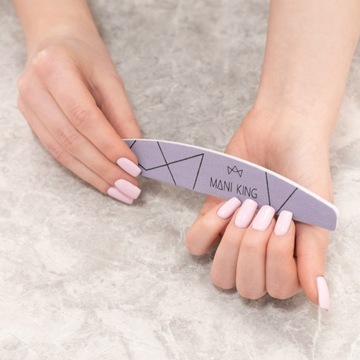 Пилочка для ногтей Manicure Pedicure Crescent 180/240 ManiKing Набор из 25 шт.