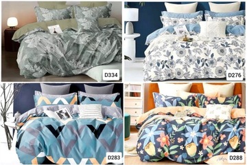 KOMPLET POŚCIELI 160x200 NOWE WZORY