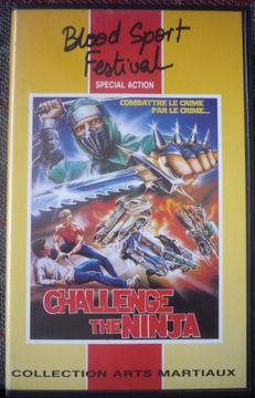 CHALLENGE THE NINJA , VHS