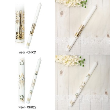 КРЕЩЕННАЯ СВЕЧА, ручная работа, различные узоры.