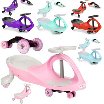 Гравитационный аттракцион, транспортное средство для детей, светодиодные колеса, Велосипед-машина, МИКС ЦВЕТОВ