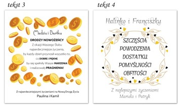 ДЕНЕЖНЫЕ ВЛИЯНИЯ Свадебная копилка ГРАВИРОВКА