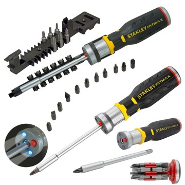 STANLEY MULTI-BIT SCREWDRIVE Светодиодная трещотка 62-689
