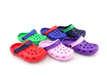 ЛЕГКИЕ ДЕТСКИЕ ТАПОЧКИ ИЗ МРАМОРА Темно-синий с зеленым 33