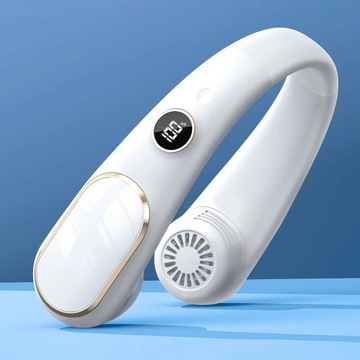МИНИ-ВЕНТИЛЯТОР ПОРТАТИВНЫЙ ВЕНТИЛЯТОР USB ПОДВЕСНЫЕ НАУШНИКИ БЕЗ ЛИСТЕЙ МОЩНЫЕ
