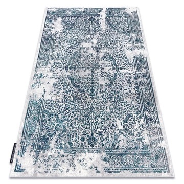 DYWAN GLAMOUR 180x270 ORNAMENT turkus/krem #GR4392