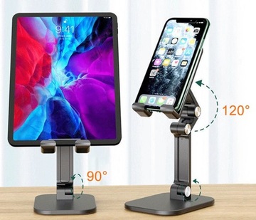 НАСТОЛЬНЫЙ ДЕРЖАТЕЛЬ, СКЛАДНОЙ, ПОДСТАВКА ДЛЯ ТЕЛЕФОНА, ПЛАНШЕТ, СТАБИЛЬНЫЙ, БЕЛЫЙ