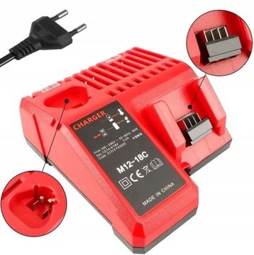 Ładowarka Milwaukee 4932451079 M12-18FC