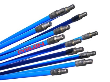 НАБОР ЩЕТКОВ, ЦИКЛОННЫЙ РАСХЛИТЕЛЬ, 12 м, ДЛЯ ДЫМОХОДА, 16 ЦЕПЕЙ, 4 ГОЛОВКИ + ДИСТАНЦИОННОЕ УПРАВЛЕНИЕ