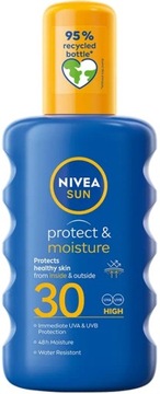 NIVEA SUN SPRAY DO OPALANIA SPF30 NAWILŻAJĄCY 200ml