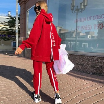 Winter 2023 Oversized Tracksuit Back Zipper Long H