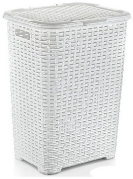 KOSZ NA PRANIE,BIELIZNĘ 45 L,RATAN,5 KOLORÓW