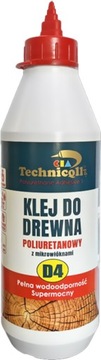 Klej poliuretanowy do drewna D4 wodoodporny 250ml Technicqll