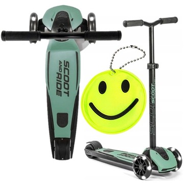 SCOOTANDRIDE Forest HULAJNOGA Highwaykick 5 Składana Koła LED 5L+ + GRATIS