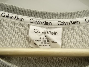 Calvin Klein__szara bluza męska dresowa GUMKA__M