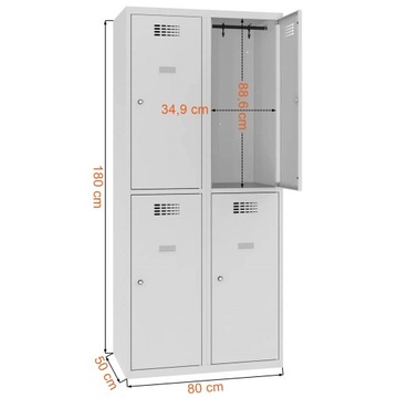 Sus 422 WST Шкаф школьный металлический для учебников
