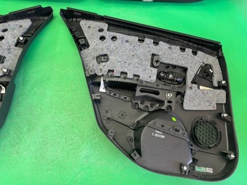 TAPICERKI BOCZKI DRZWI KOMPLET SKÓRA BOSE RENAULT MEGANE 3 III 08- KOMBI