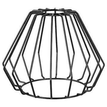 IKEA TJUGOTRE Klosz lampy wiszącej, czarny 17 cm