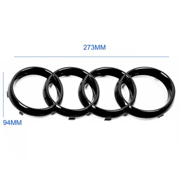 AUDI KOLÍKU PŘEDNÍ A3 A4 A5 A6 ZNAKY LOGO 273X94MM