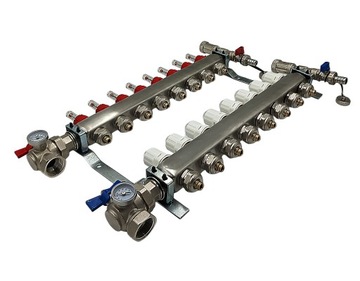 РАСПРЕДЕЛИТЕЛЬ 8 ДЛЯ НАПОЛЬНОГО ОТОПЛЕНИЯ