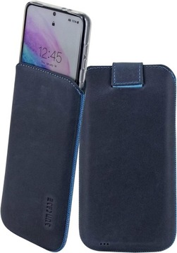 Skórzane etui kompatybilne z Google Pixel 8 5G, etui z DODATKOWYM przezrocz