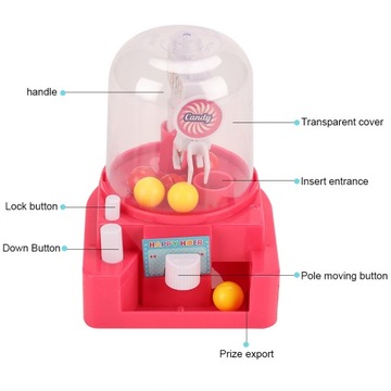 Ciekawe dla dzieci Mini Doll Machine Przenośne lalki Łapacz Śmieszne OV