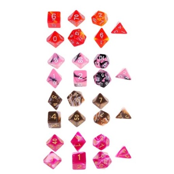 Многогранный набор из 7 ролевых игр D8 D10 D12 D20 D&D A
