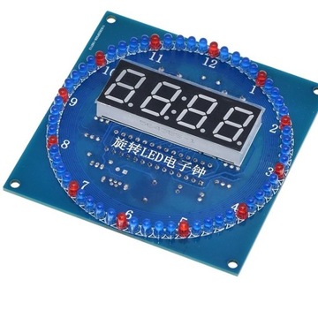 Часы Термометр, дата, будильник + НАБОР ДЛЯ САМОГО КОРПУСА