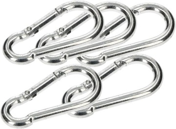 KARABIŃCZYK STRAŻACKI 5 SZT KARABINEK HAK LIN 50