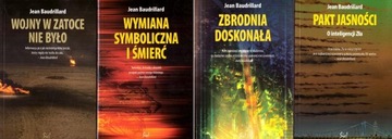 Пакет книг Жана Бодрийяра x 4 / скидка - 51 зл.