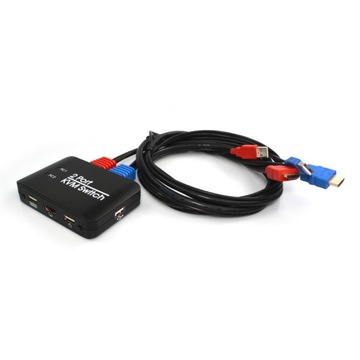 KVM-переключатель USB + HDMI 2/1 Spacetronik SPH-KVM21
