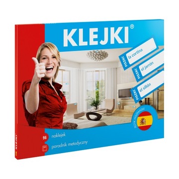NAKLEJKI edukacyjne do nauki języka – hiszpański