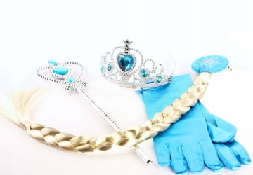 КОСТЮМ ЭЛЬЗЫ ЗАМОРОЖЕННОЕ НАряд ДИСПОССИЕМ 134 140 ЗАМОРОЖЕННОЕ ПЛАТЬЕ ПАЛОЧКА