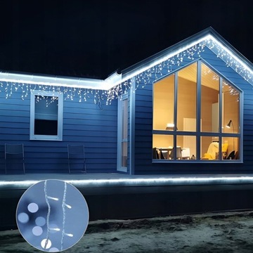SOPLE LAMPKI CHOINKOWE 300 LED ZEWNĘTRZNE ŚWIATEŁKA ŚWIĄTECZNE +FLASH