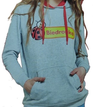 BLUZA DAMSKA BIEDRONKA FAN COLLECTION Szara M