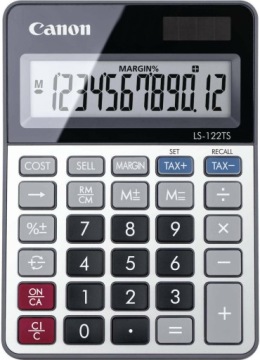 Калькулятор простий Canon LS-122TS випускний офіс батарейно-сонячний