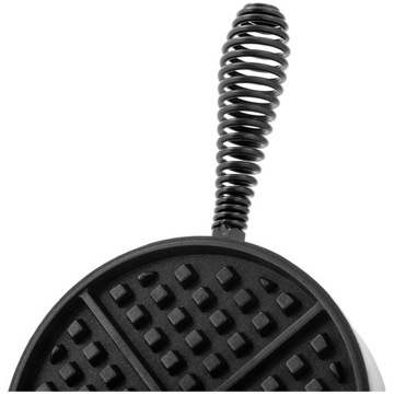 Круглая одинарная вафельница из ТЕФЛОНА диаметром 18,5 см.