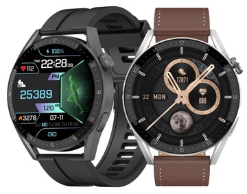 ZEGAREK SMARTWATCH DT3+ PULS O2 ROZMOWY POL 2PASKI
