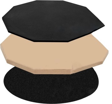 ДВУХСТОРОННИЙ БЕСШУМНЫЙ БАРАБАННЫЙ ПЭД 12 дюймов + НАБОР БАРАБАННЫХ ПАЛОЧЕК