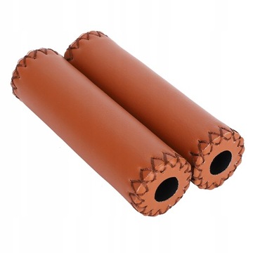 РУЧКА НА РУЛЕ ВЕЛОСИПЕДНАЯ РУЧКА КОРИЧНЕВАЯ НЕСКОЛЬЗЯЩАЯ РУЧКА