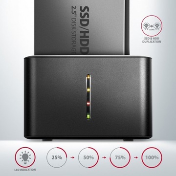 Док-станция ADSA-D25 MINI USB 3.2 Gen 1 -''