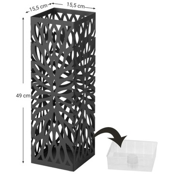 АЖУРНАЯ ПОДСТАВКА ДЛЯ ЗОНТОВ С КАПЕЛЬНИКОМ