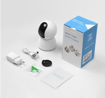 ВНУТРЕННЯЯ КАМЕРА WIFI FULL HD 355° ЭЛЕКТРОННАЯ НЯНЯ