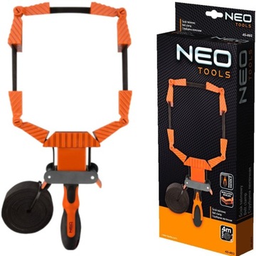 ŚCISK STOLARSKI TAŚMOWY NAROŻNIKOWY NEO TOOLS 45-493