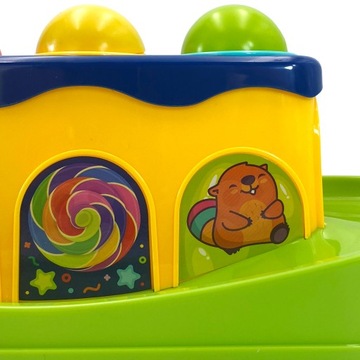 WBIJAK PRZEBIJANKA WBIJANKA GRA ZRĘCZNOŚCIOWA MONTESSORI MŁOTEK WOOPIE