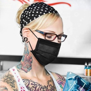 Черные защитные маски