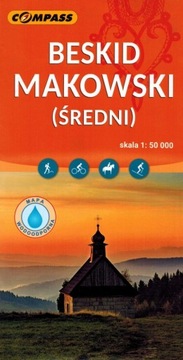 BESKID MAKOWSKI (ŚREDNI) MAPA LAMINOWANA COMPASS